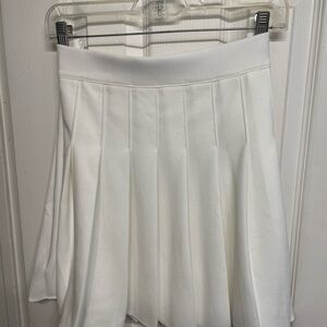 Chic White Tennis Skirt